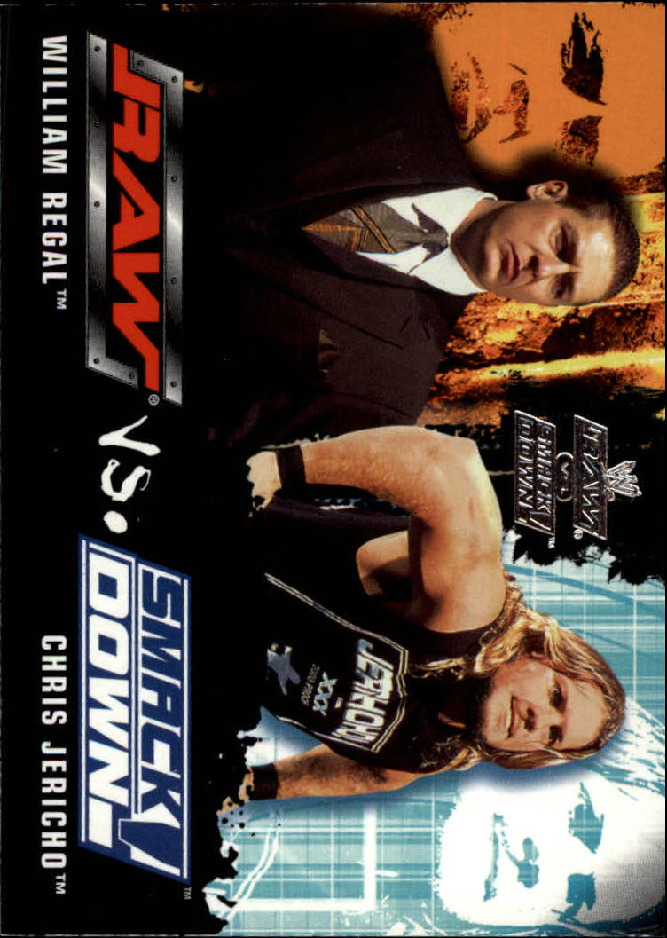 2002 Fleer WWE Raw vs. SmackDown #80 William Regal vs. Chris Jericho RVS
