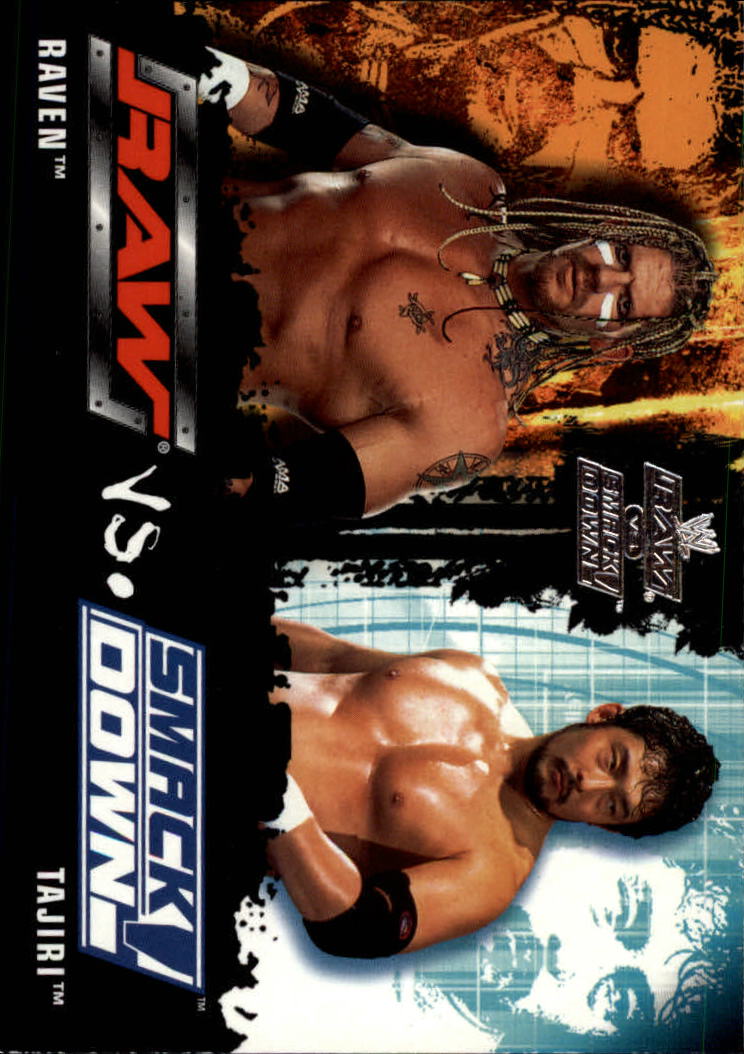 2002 Fleer WWE Raw vs. SmackDown #85 Raven vs. Tajiri RVS