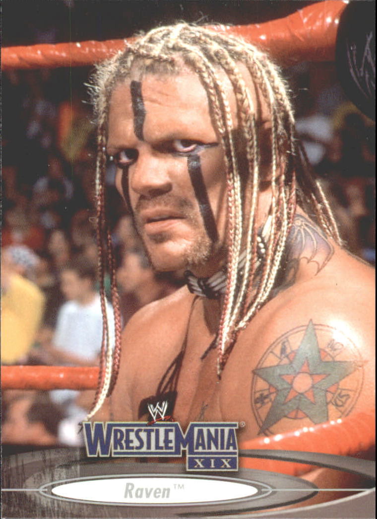 2003 Fleer WWE WrestleMania XIX #45 Raven