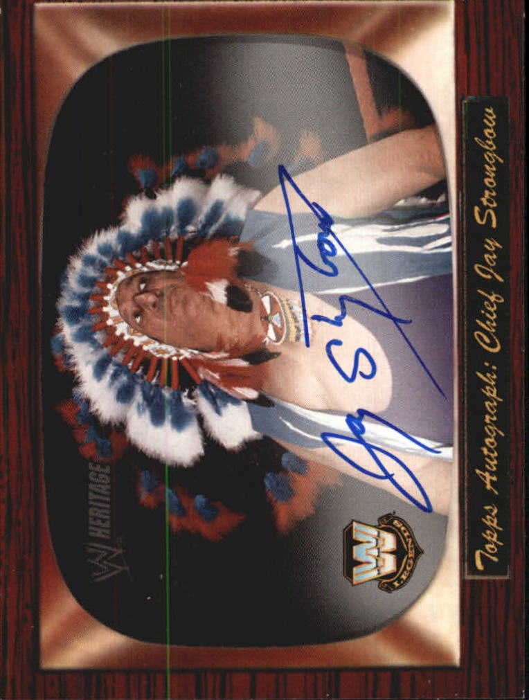 2005 Topps Heritage WWE Autographs #NNO Chief Jay Strongbow