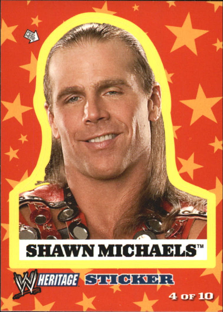 2005 Topps Heritage WWE Stickers #4 Shawn Michaels