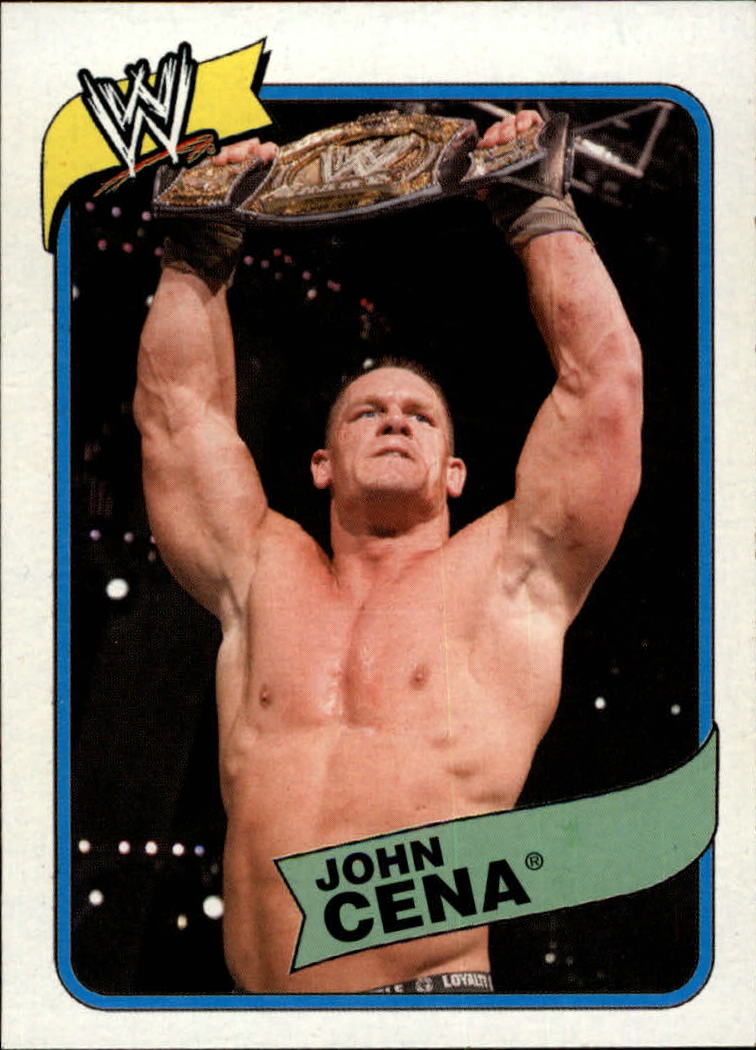 2007 Topps Heritage III WWE #1 John Cena