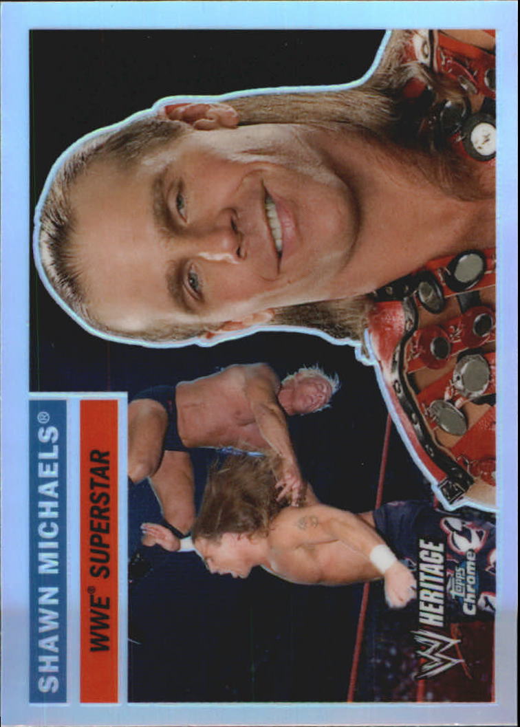2006 Topps Heritage Chrome WWE Refractors #27 Shawn Michaels