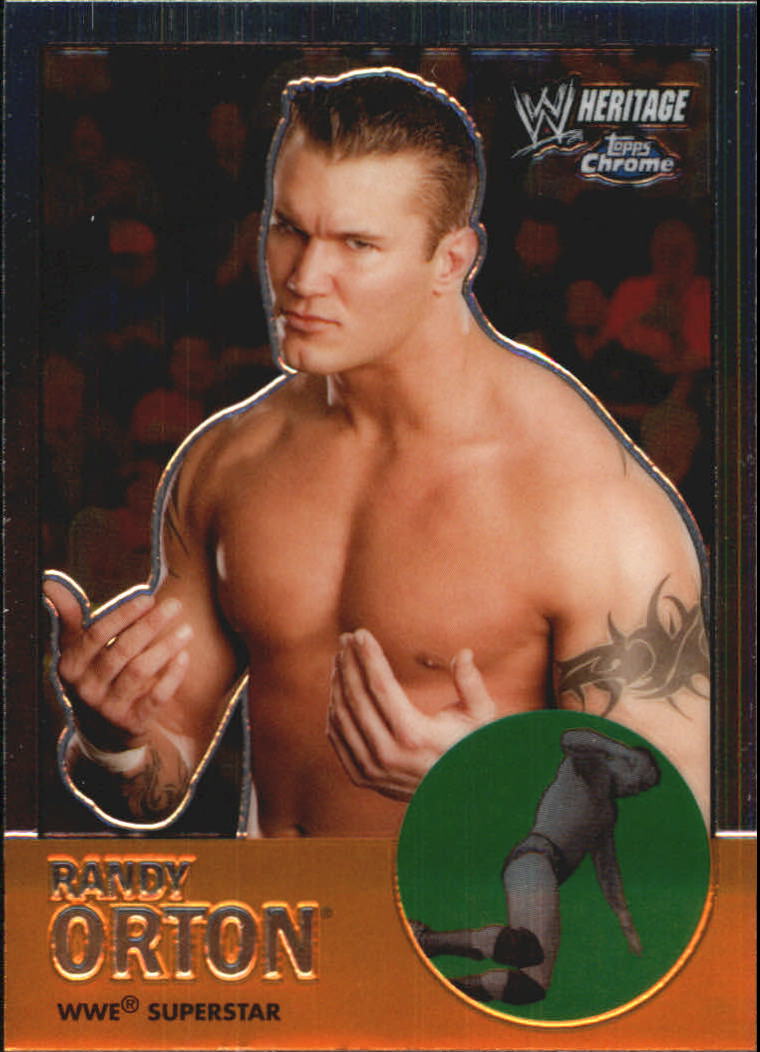 2007 Topps Heritage II Chrome WWE #44 Randy Orton