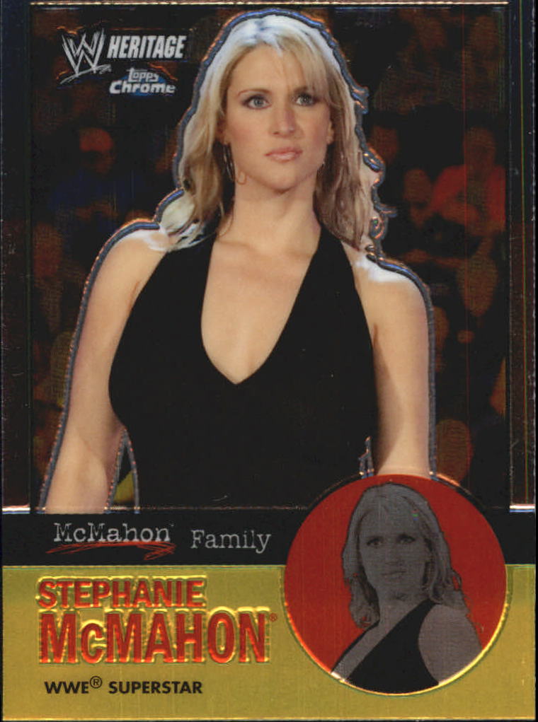 2007 Topps Heritage II Chrome WWE #56 Stephanie McMahon