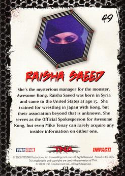 B3377- 2008 TRISTAR TNA Impact Cards 1-69 +Inserts -You Pick- 15+ FREE US SHIP - Picture 97 of 199