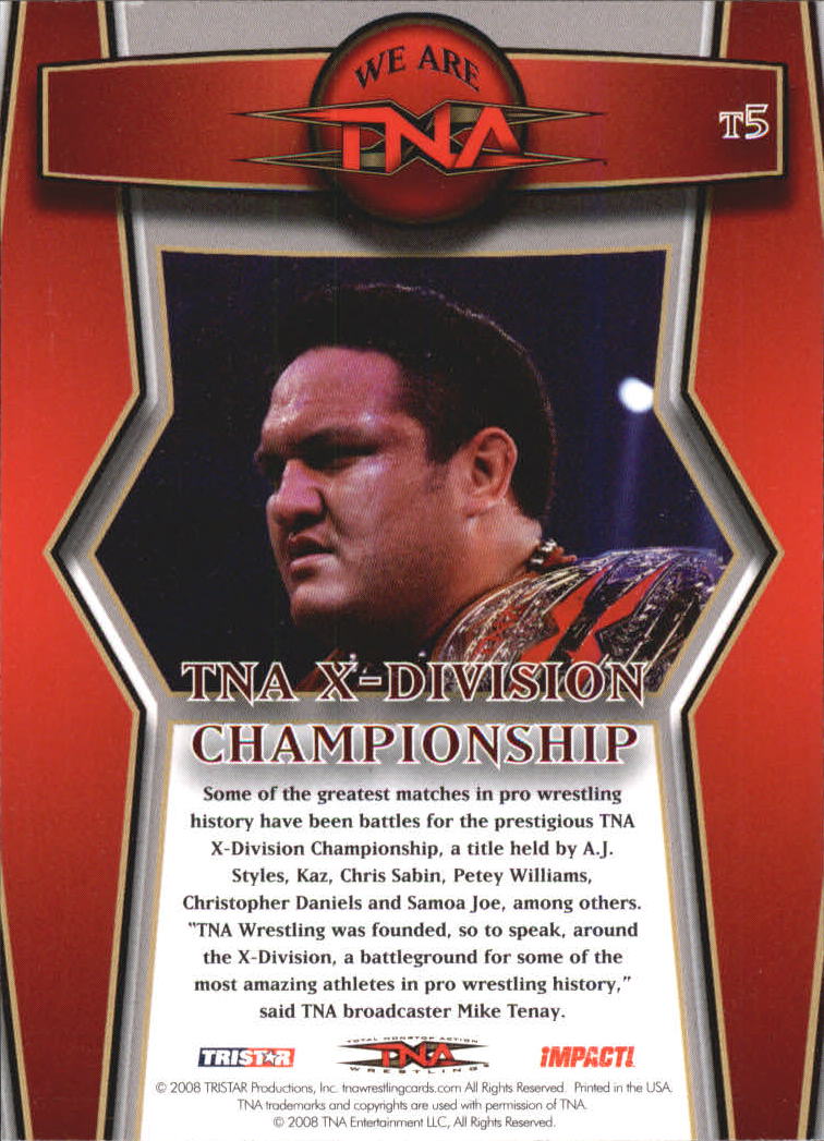 B3377- 2008 TRISTAR TNA Impact Cards 1-69 +Inserts -You Pick- 15+ FREE US SHIP - Picture 195 of 199