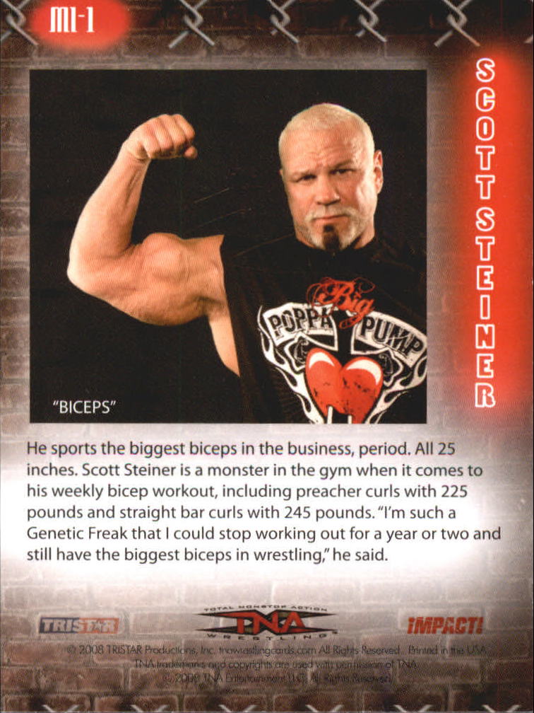B3377- 2008 TRISTAR TNA Impact Cards 1-69 +Inserts -You Pick- 15+ FREE US SHIP - Picture 149 of 199