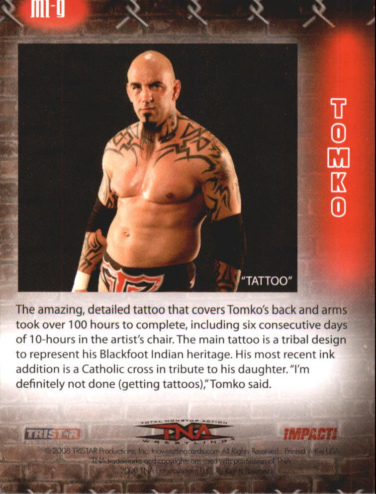 B3377- 2008 TRISTAR TNA Impact Cards 1-69 +Inserts -You Pick- 15+ FREE US SHIP - Picture 165 of 199