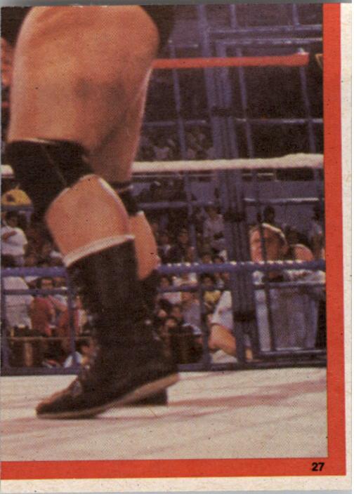 1985-86 O-Pee-Chee WWF Series 2 #27 Top Dog back image