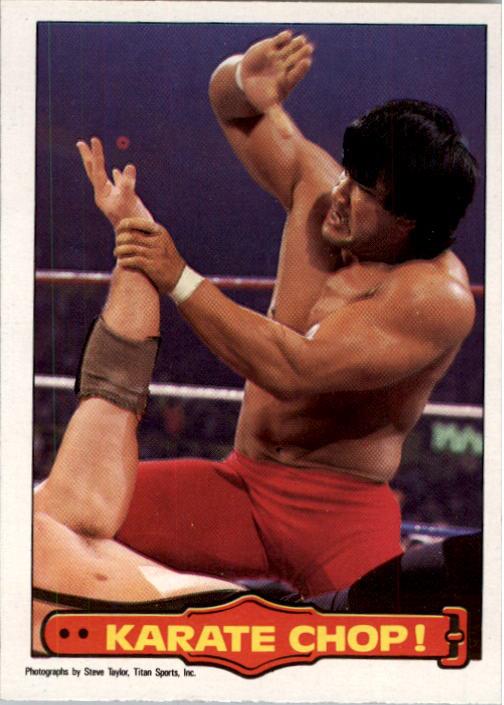 1985-86 O-Pee-Chee WWF Series 2 #30 Karate Chop!