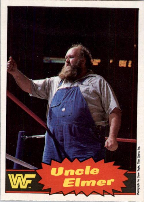 1985-86 O-Pee-Chee WWF Series 2 #44 Uncle Elmer RC
