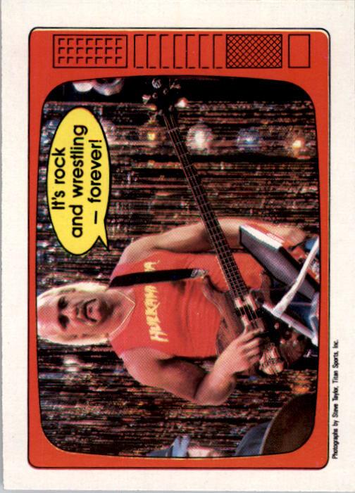 1985-86 O-Pee-Chee WWF Series 2 #66 It's rock and wrestling - forever!