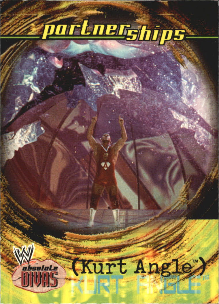 2002 Fleer WWE Absolute Divas #65 Kurt Angle PS