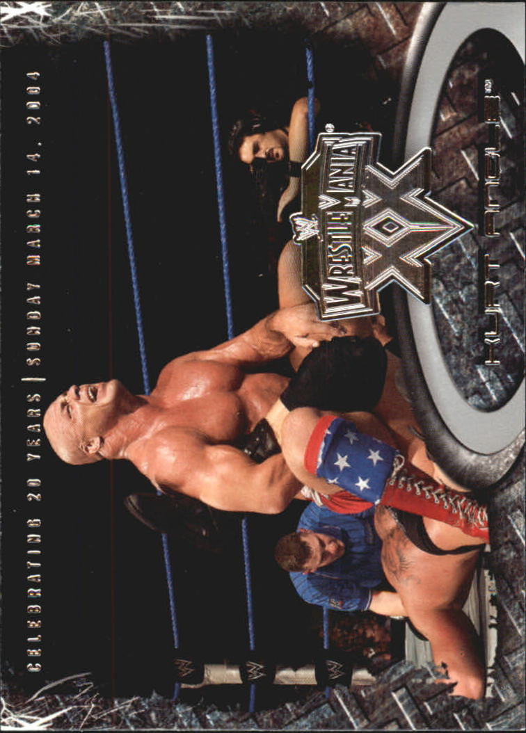 2004 Fleer WWE WrestleMania XX #51 Kurt Angle