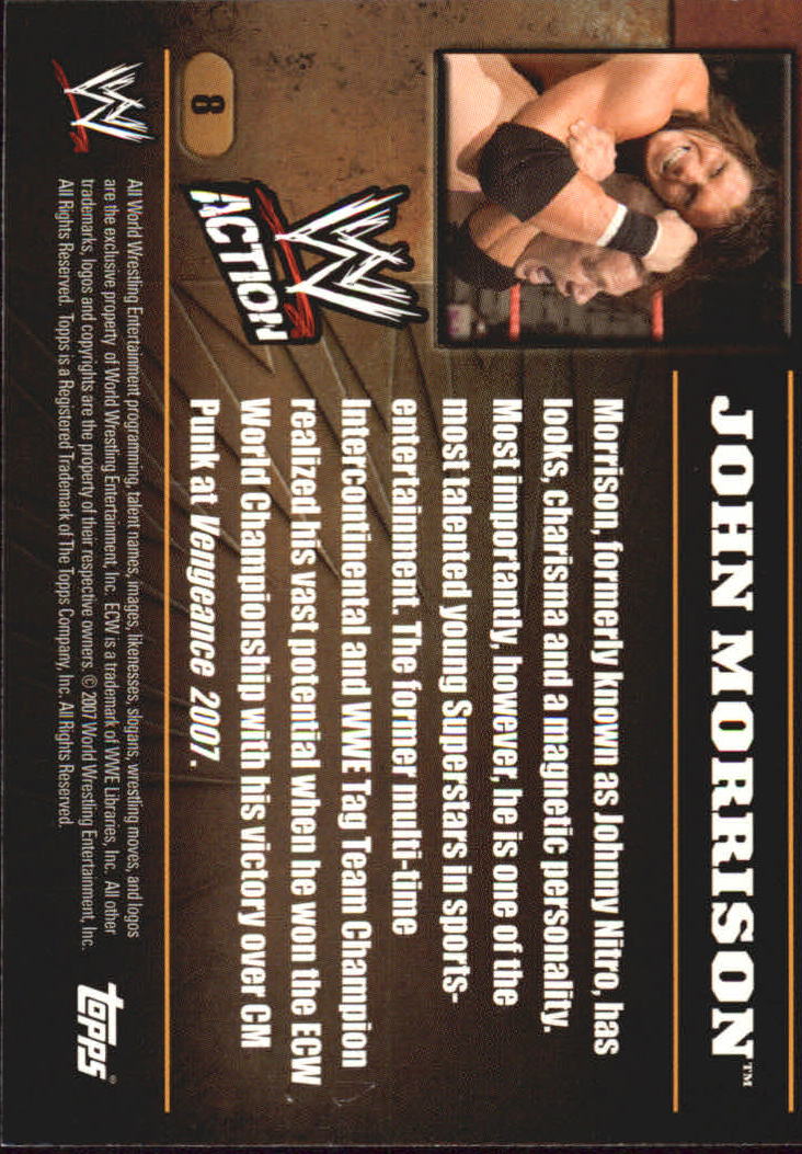 B7318- 2007 Topps WWE Action Wrestling Cards 1-90 -You Pick- 15+ FREE US SHIP - Picture 17 of 166