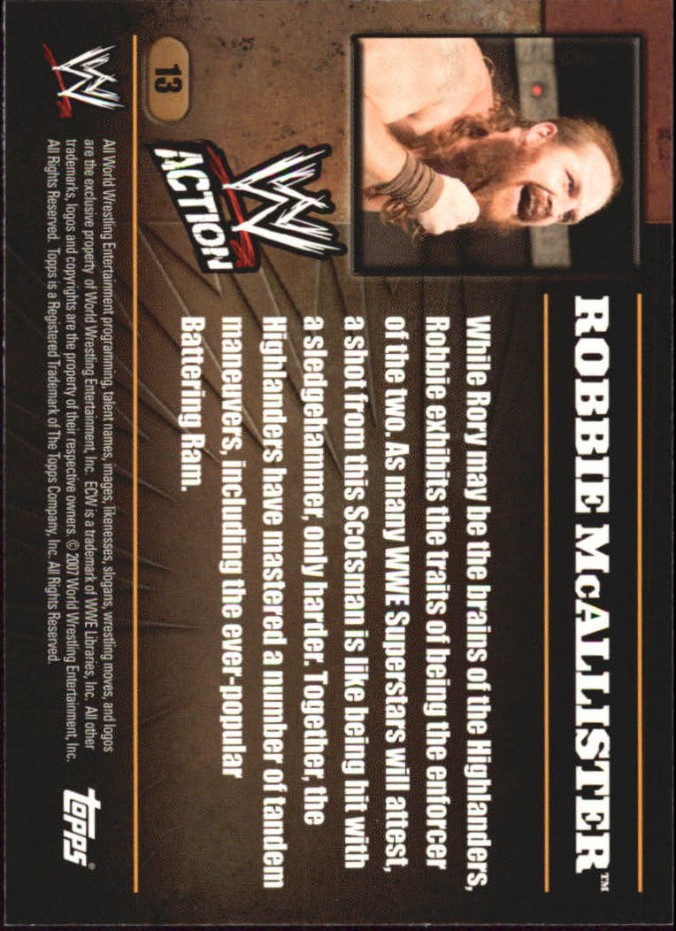 B7318- 2007 Topps WWE Action Wrestling Cards 1-90 -You Pick- 15+ FREE US SHIP - Picture 23 of 166