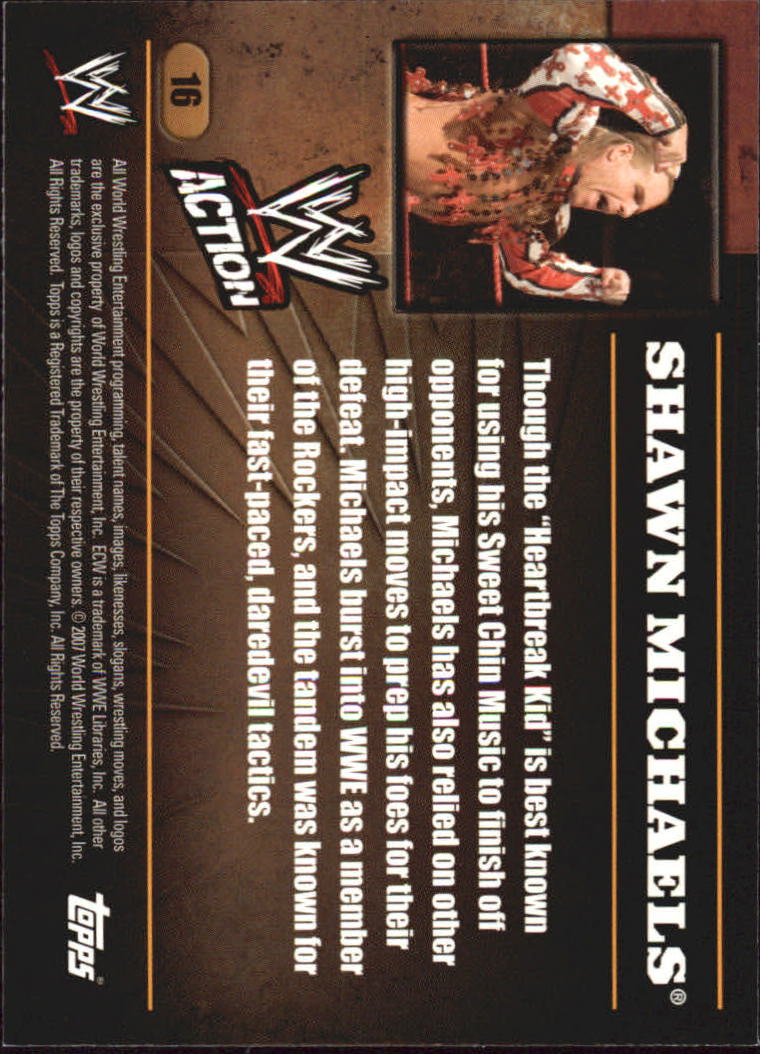 B7318- 2007 Topps WWE Action Wrestling Cards 1-90 -You Pick- 15+ FREE US SHIP - Picture 27 of 166