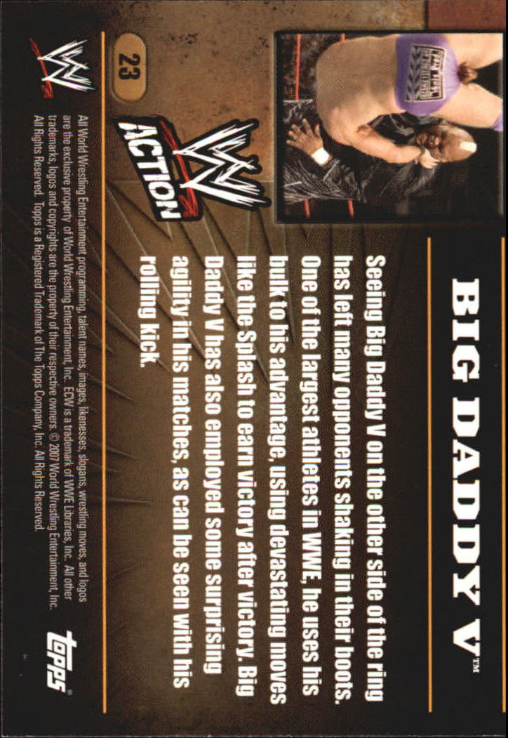B7318- 2007 Topps WWE Action Wrestling Cards 1-90 -You Pick- 15+ FREE US SHIP - Picture 39 of 166