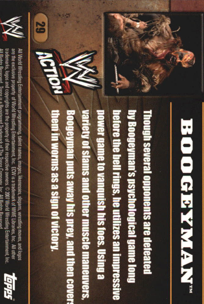 B7318- 2007 Topps WWE Action Wrestling Cards 1-90 -You Pick- 15+ FREE US SHIP - Picture 49 of 166