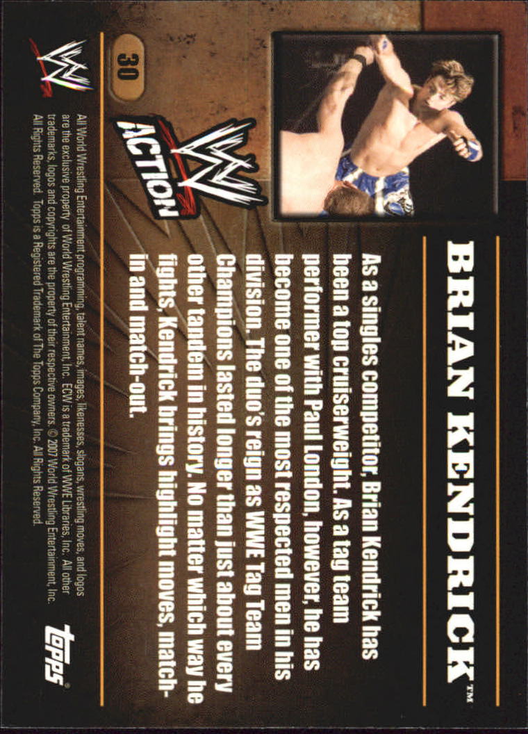 B7318- 2007 Topps WWE Action Wrestling Cards 1-90 -You Pick- 15+ FREE US SHIP - Picture 51 of 166