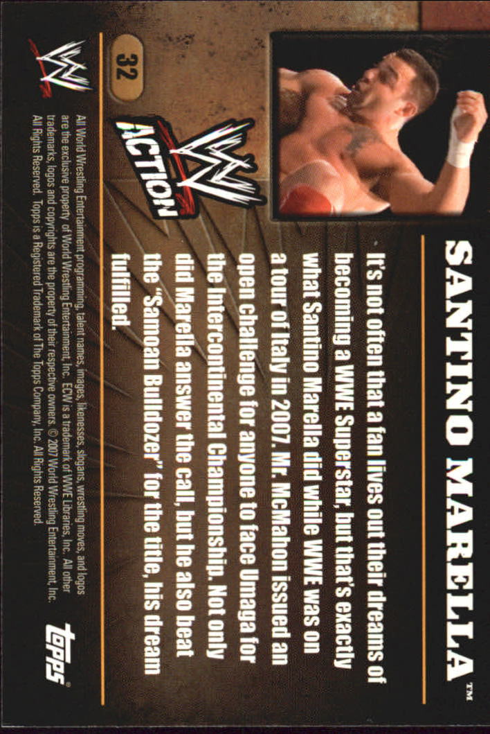 B7318- 2007 Topps WWE Action Wrestling Cards 1-90 -You Pick- 15+ FREE US SHIP - Picture 55 of 166