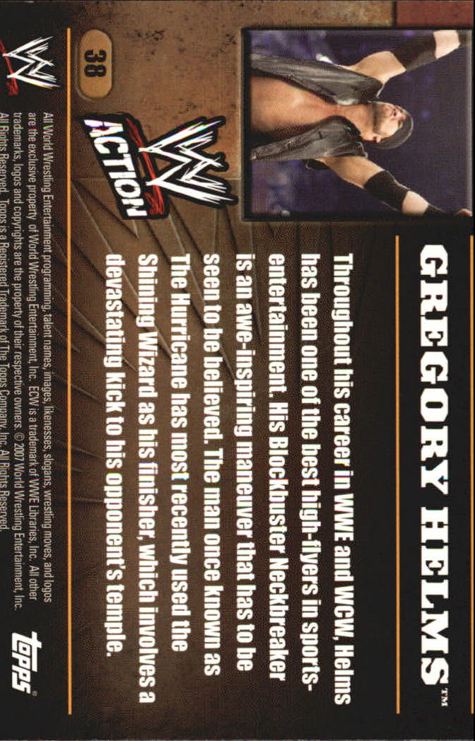 B7318- 2007 Topps WWE Action Wrestling Cards 1-90 -You Pick- 15+ FREE US SHIP - Picture 67 of 166