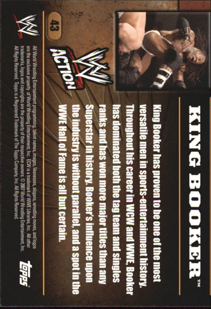 B7318- 2007 Topps WWE Action Wrestling Cards 1-90 -You Pick- 15+ FREE US SHIP - Picture 74 of 166