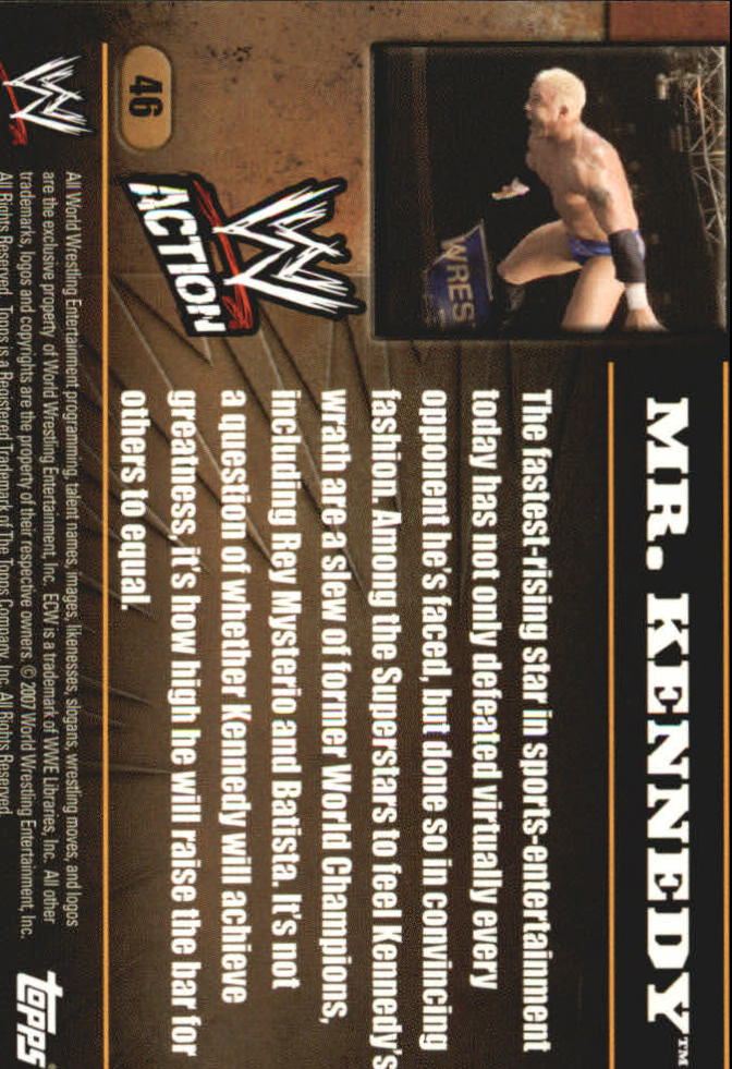 B7318- 2007 Topps WWE Action Wrestling Cards 1-90 -You Pick- 15+ FREE US SHIP - Picture 80 of 166