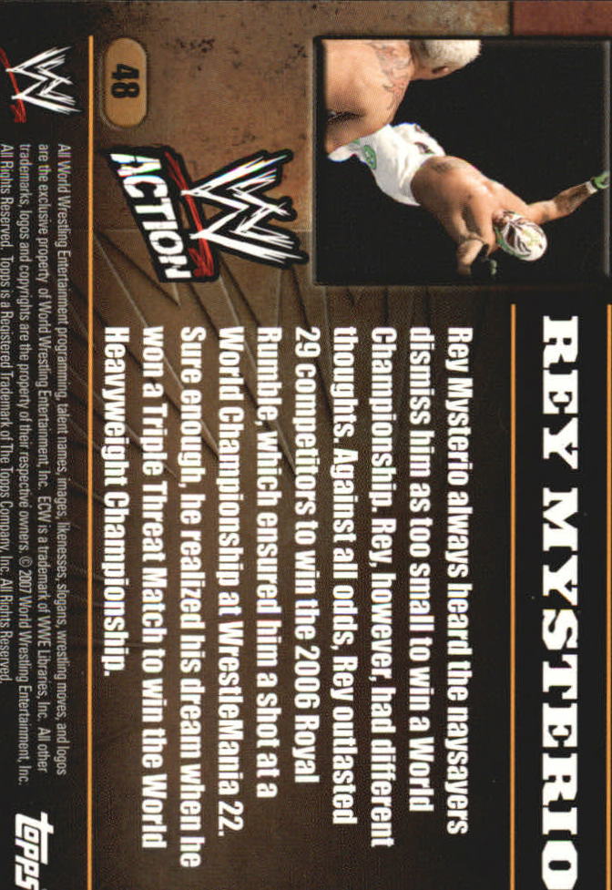 B7318- 2007 Topps WWE Action Wrestling Cards 1-90 -You Pick- 15+ FREE US SHIP - Picture 84 of 166