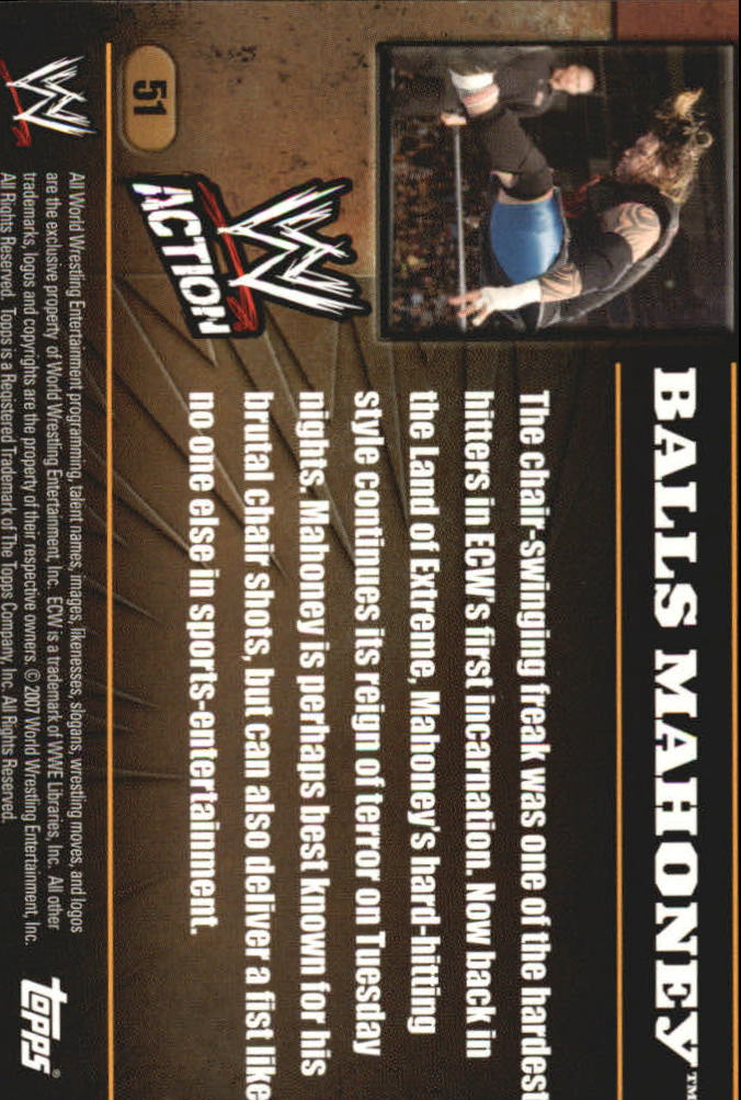 B7318- 2007 Topps WWE Action Wrestling Cards 1-90 -You Pick- 15+ FREE US SHIP - Picture 90 of 166