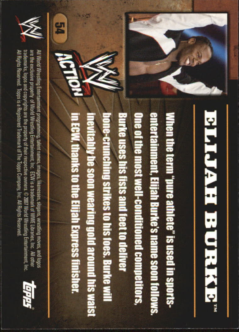 B7318- 2007 Topps WWE Action Wrestling Cards 1-90 -You Pick- 15+ FREE US SHIP - Picture 96 of 166