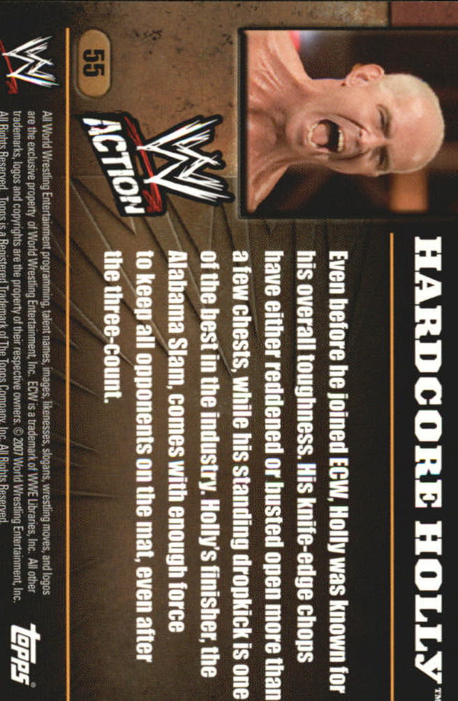 B7318- 2007 Topps WWE Action Wrestling Cards 1-90 -You Pick- 15+ FREE US SHIP - Picture 98 of 166