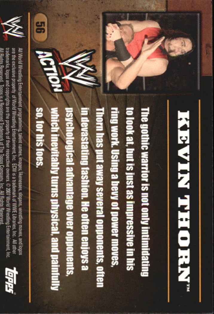 B7318- 2007 Topps WWE Action Wrestling Cards 1-90 -You Pick- 15+ FREE US SHIP - Picture 100 of 166