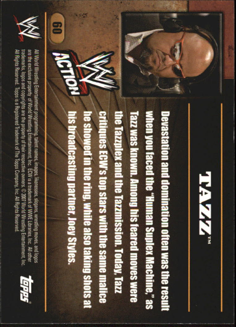 B7318- 2007 Topps WWE Action Wrestling Cards 1-90 -You Pick- 15+ FREE US SHIP - Picture 108 of 166