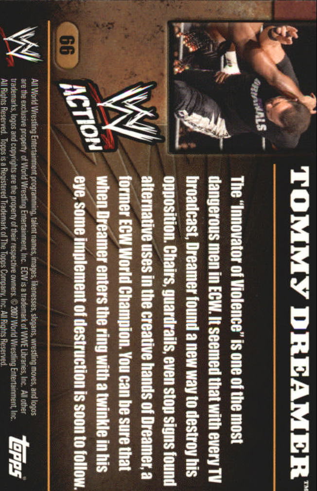 B7318- 2007 Topps WWE Action Wrestling Cards 1-90 -You Pick- 15+ FREE US SHIP - Picture 118 of 166