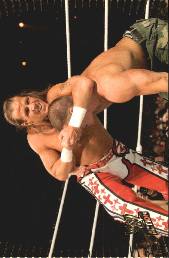 2007 Topps WWE Action #70 John Cena vs. Shawn Michaels