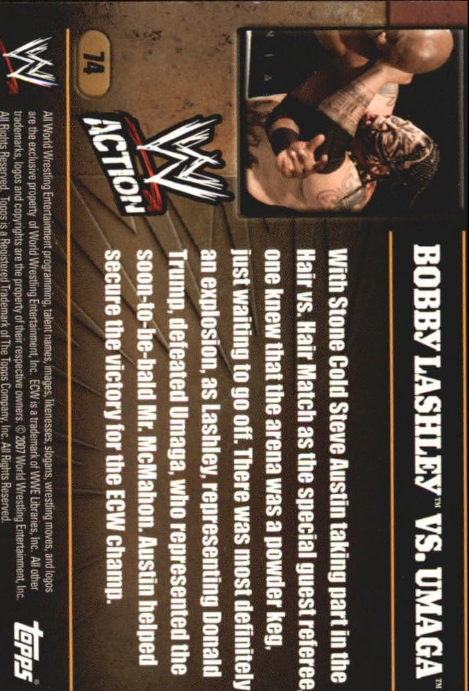 B7318- 2007 Topps WWE Action Wrestling Cards 1-90 -You Pick- 15+ FREE US SHIP - Picture 134 of 166