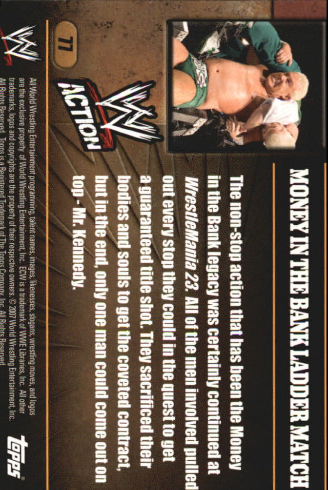 B7318- 2007 Topps WWE Action Wrestling Cards 1-90 -You Pick- 15+ FREE US SHIP - Picture 140 of 166