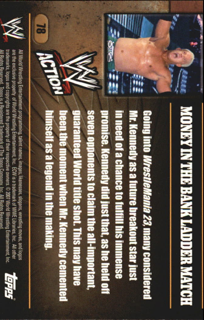 B7318- 2007 Topps WWE Action Wrestling Cards 1-90 -You Pick- 15+ FREE US SHIP - Picture 142 of 166