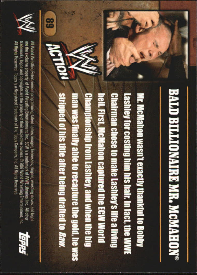 B7318- 2007 Topps WWE Action Wrestling Cards 1-90 -You Pick- 15+ FREE US SHIP - Picture 164 of 166