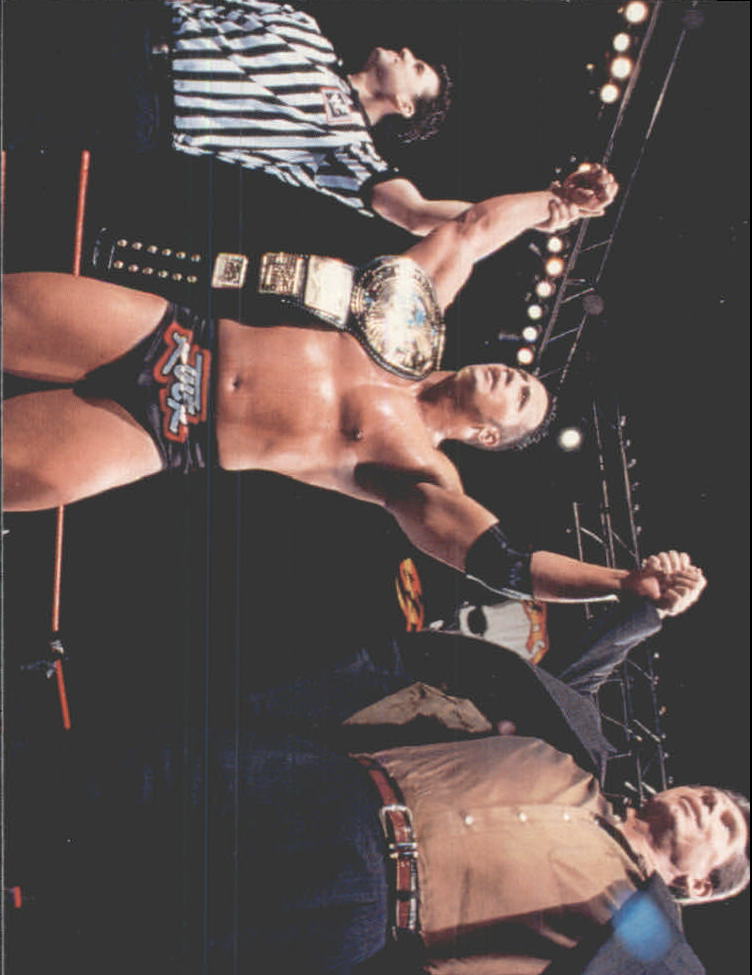 1999 Comic Images WWF SmackDown #55 Shane McMahon/The Rock/Vince McMahon