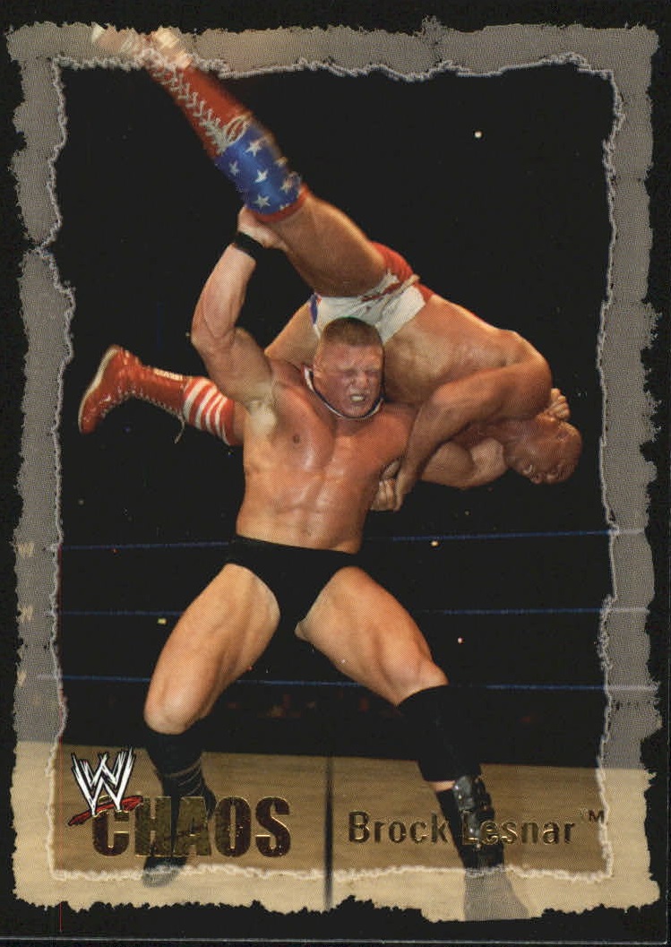 2004 Fleer WWE Chaos #57 Brock Lesnar