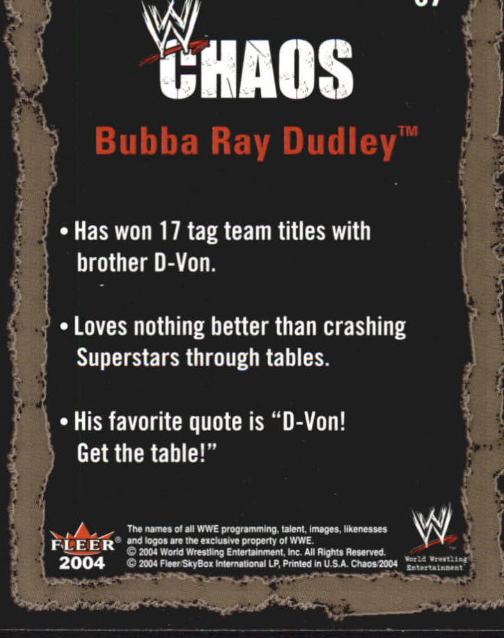 B3338- 2004 Fleer WWE Chaos Wrestling Card #s 1-95 -You Pick- 15+ FREE US SHIP - Picture 117 of 169