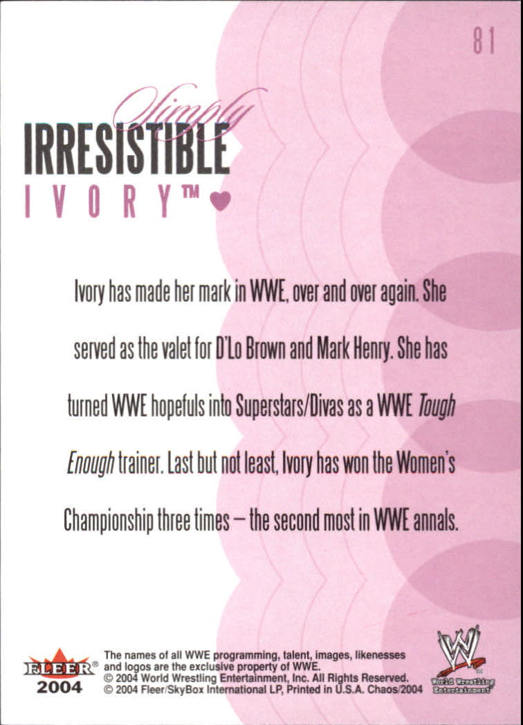 B3338- 2004 Fleer WWE Chaos Wrestling Card #s 1-95 -You Pick- 15+ FREE US SHIP - Picture 145 of 169