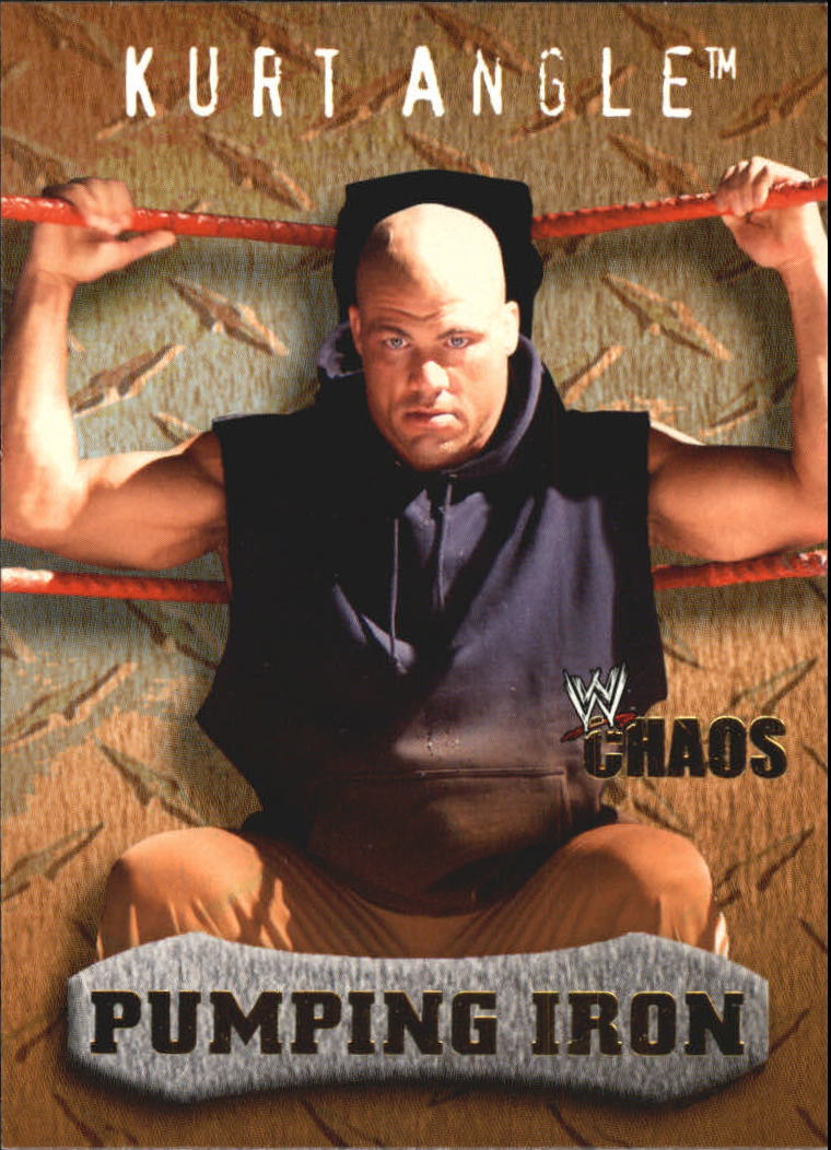 2004 Fleer WWE Chaos #88 Kurt Angle PI