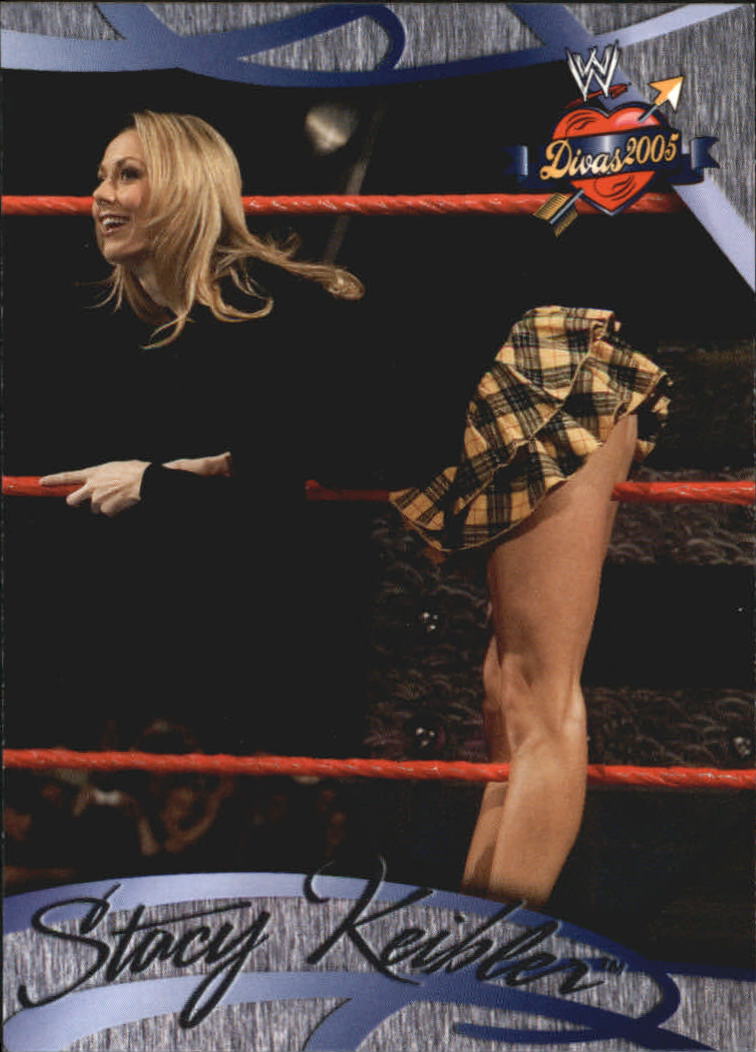 STACY KEIBLER 2004 Fleer WWE DIVAS 2005 FEMME PHYSIQUE Insert Card  #4FP