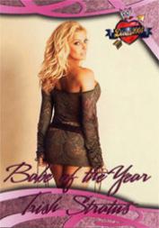 2004 Fleer WWE Divine Divas 2005 #80 Babe of the Year Trish Stratus