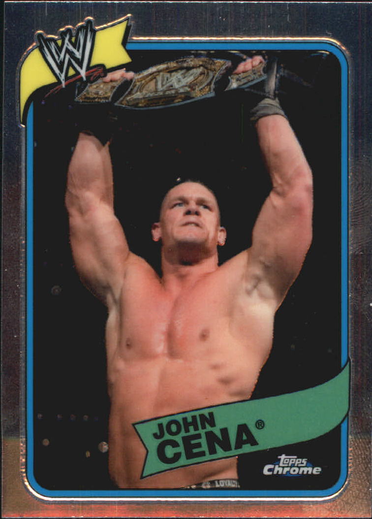 2008 Topps Heritage III Chrome WWE #1 John Cena