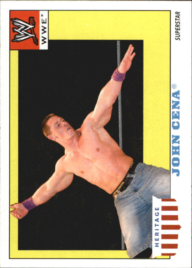 2008 Topps Heritage IV WWE #27 John Cena